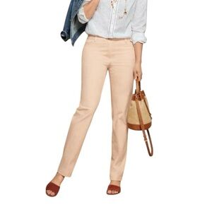 Talbots Pink Straight-Leg Chino Pants